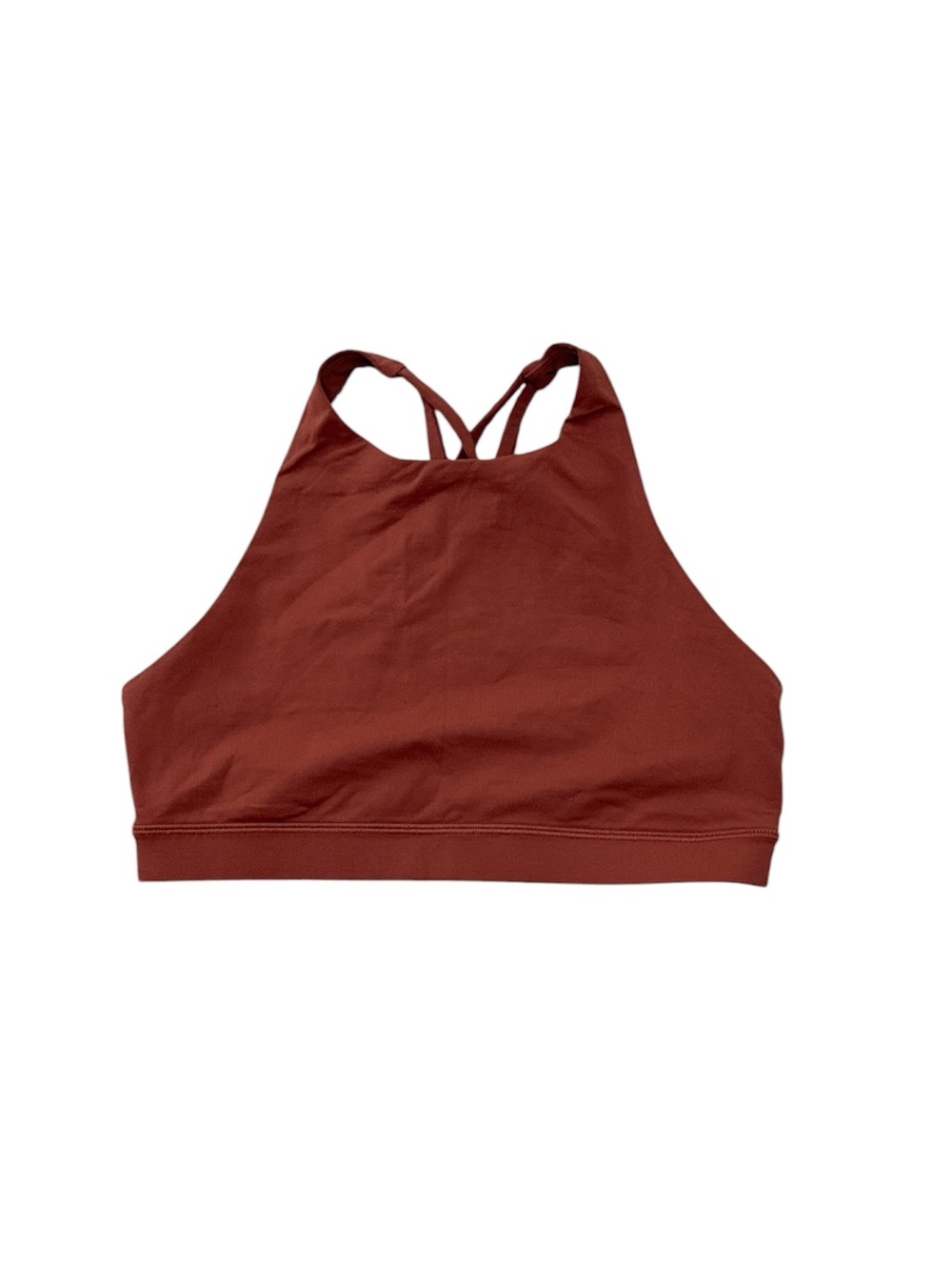 lululemon athletica sports bra terracotta sz 8